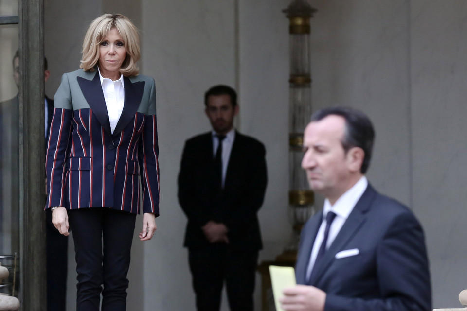 Brigitte Macron gościła w Pałacu Elizejskim pierwszą damę Turcji - Emine Erdogan