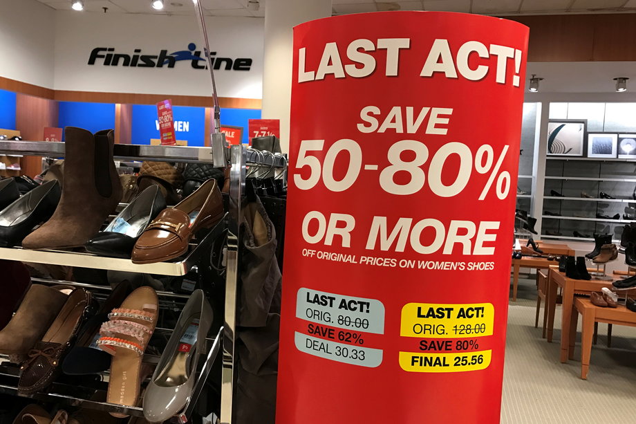 Macy's added a clearance section to its department stores that it calls Last Act.