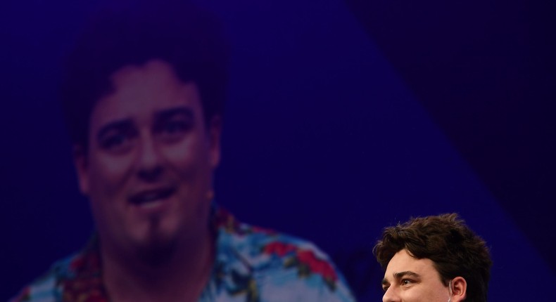 Palmer Luckey said his technology will improve soldiers' safety. David Fitzgerald/Getty