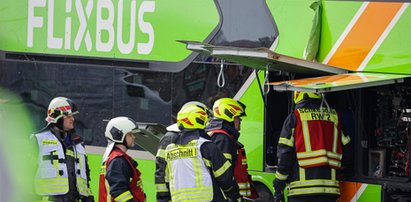 Koszmarny wypadek autokaru Flixbusa w Niemczech. Są ofiary i ranni. Przerażające relacje podróżnych