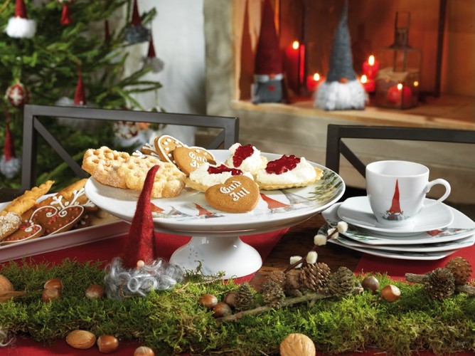 Dekoracje stołu i domu na Święta