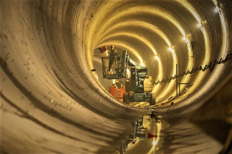 Budowa linii M2 lipiec 2025 fot. Metro Warszawskie M. Czerski