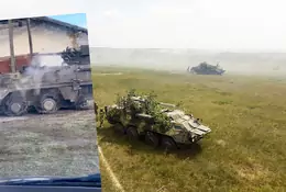 Ukraiński BTR-4 Bucefał wjechał na minę i pojechał. "Małe naprawy i wróci na polowanie" [WIDEO]