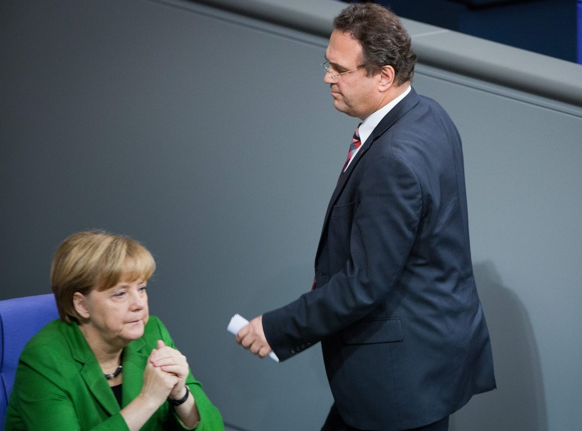 Angela Merkel i Hans-Peter Friedrich