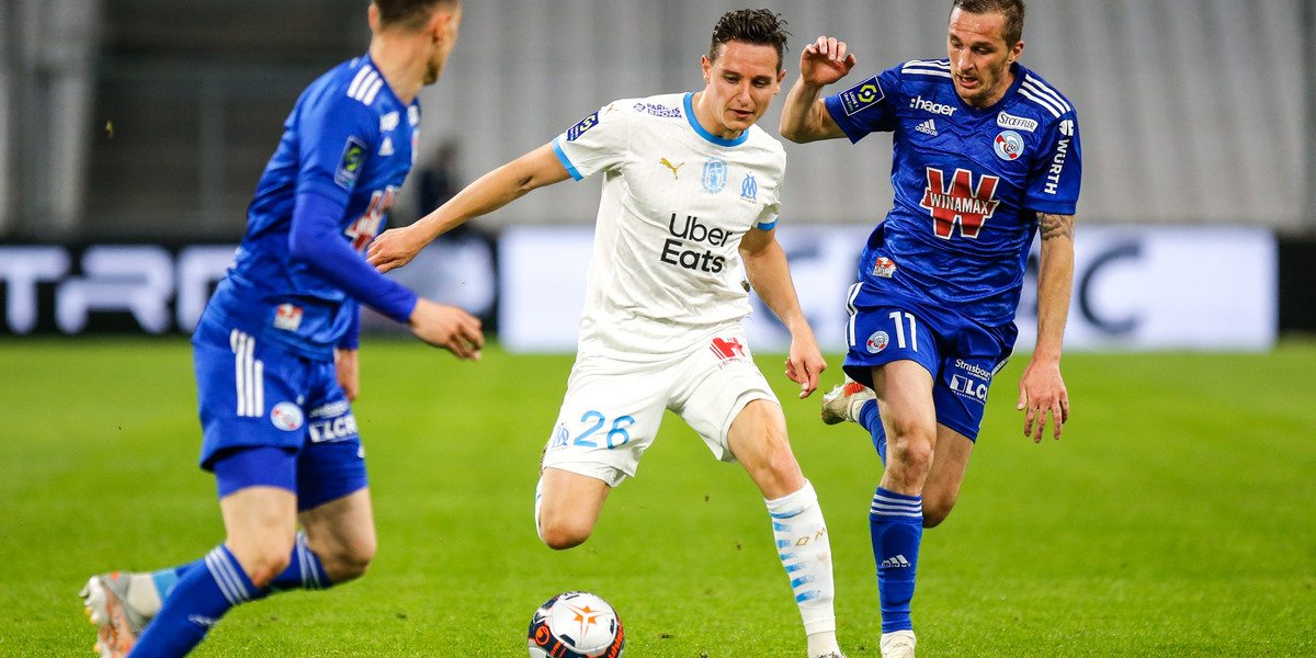 Olympique de Marseille v RC Strasbourg - Ligue 1 Uber Eats