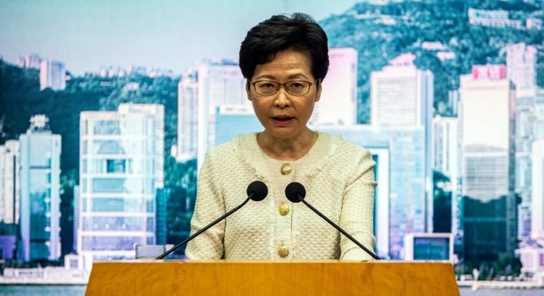 Beijing has slammed US sanctions against Chinese and Hong Kong officials, including city leader Carrie Lam, over what Washington has called an assault on the territory's freedoms