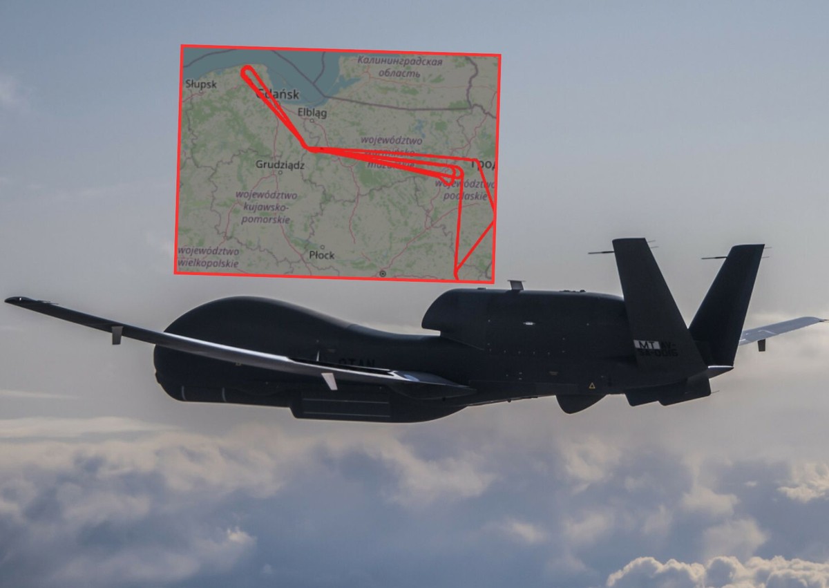 Rosjanie znów przeszarżowali. Potężny dron krążył godzinami nad Polską