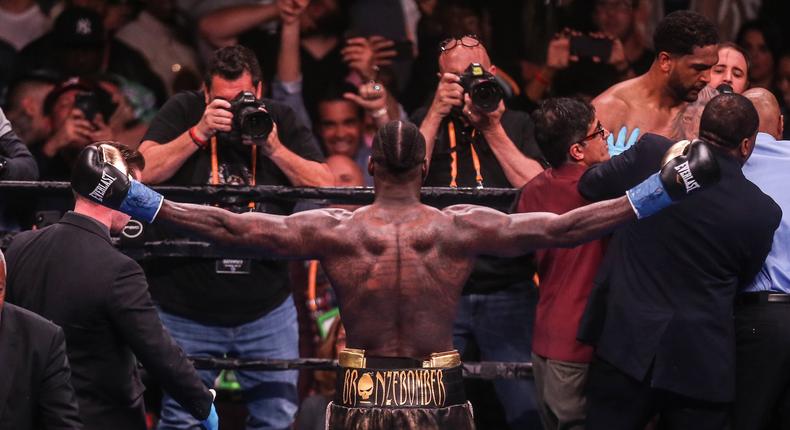 Deontay Wilder boxing