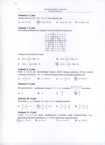 Matura 2014 z matematyki - rozwiązania