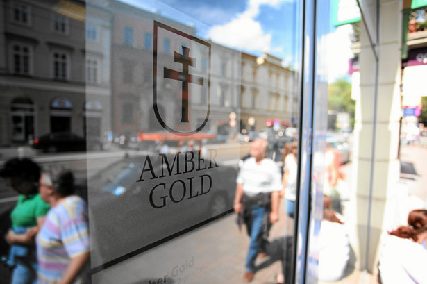 Zamknięty oddział parabanku Amber Gold w Krakowie - zdjęcie z sierpnia 2012