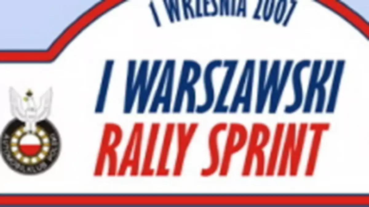 Zapraszamy na pierwszy Warszawski Rally Sprint