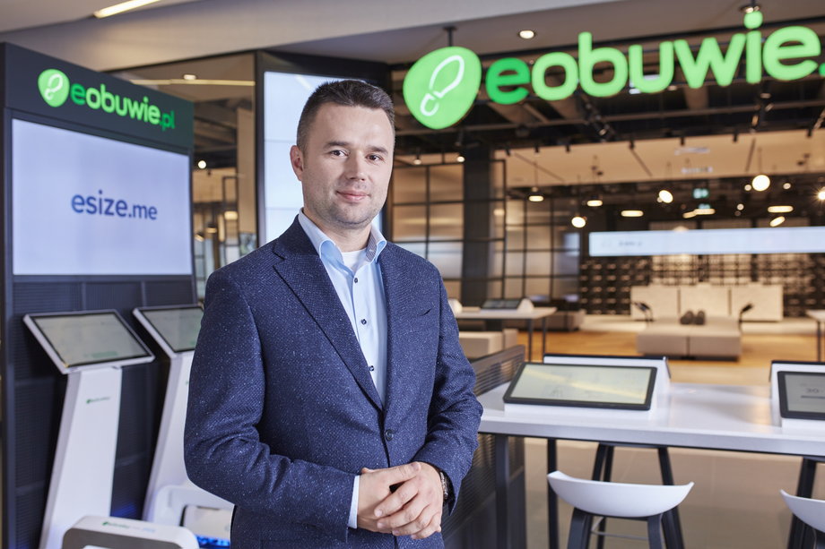 Marcin Grzymkowski, prezes firmy eobuwie.pl 