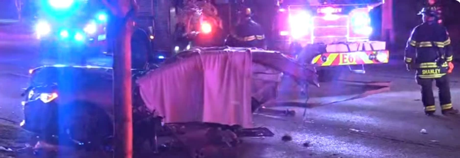 Prepolovljen "mercedes" 