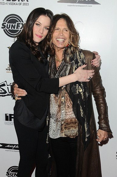 Liv Tyler i Steven Tyler (fot. Agencja BE&amp;W)