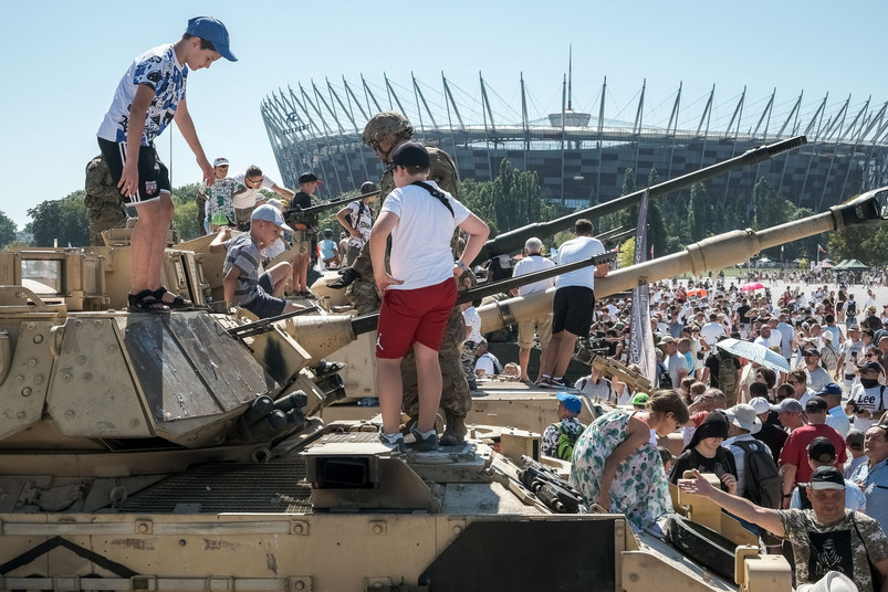 Centralny piknik wojskowy na błoniach Stadionu PGE Narodowy w Warszawie, w ramach Święta Wojska Polskiego