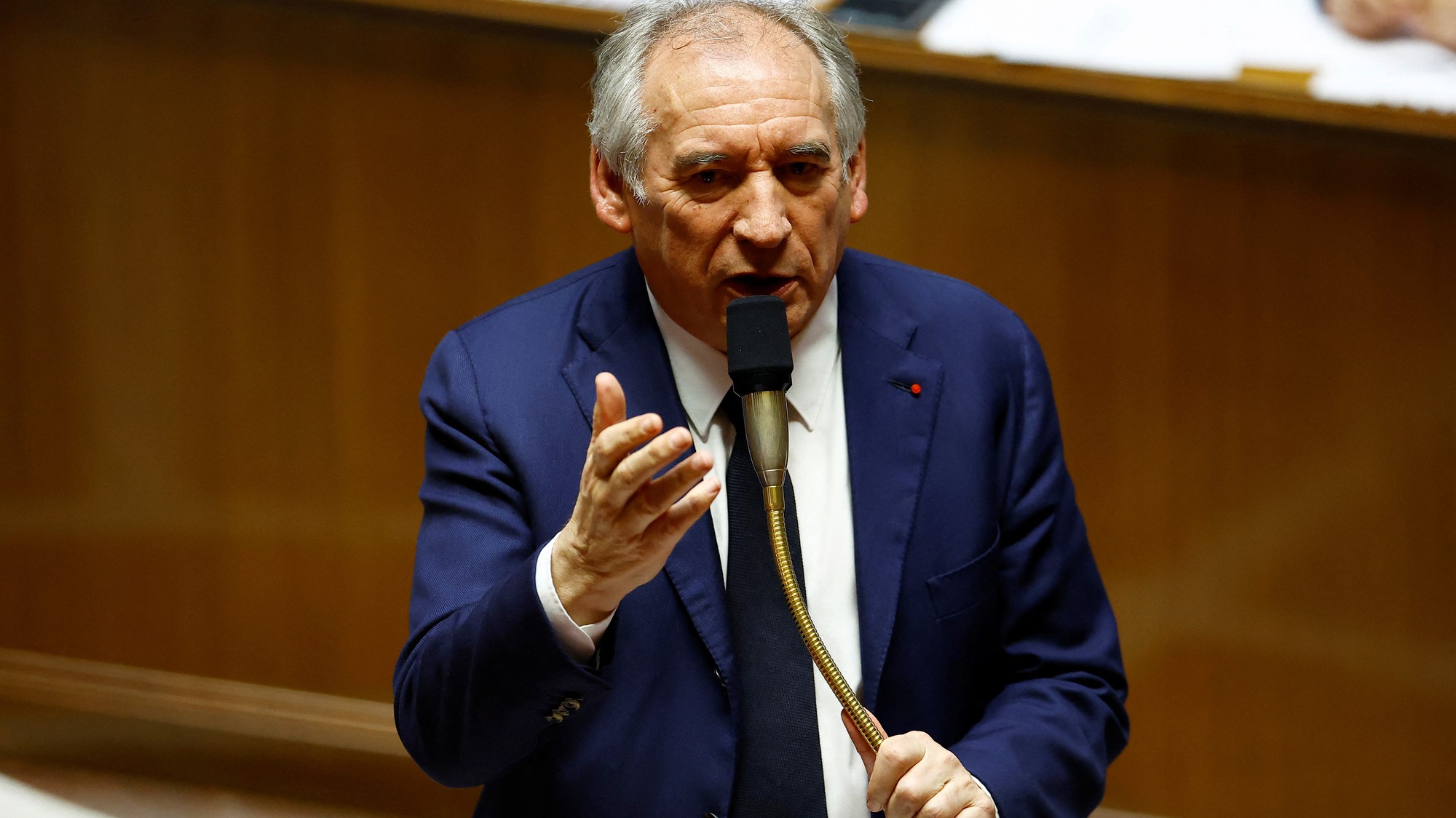 Francúzsky premiér Francois Bayrou, REUTERS/Sarah Meyssonnier