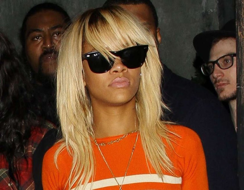 Rihanna jako blondynka