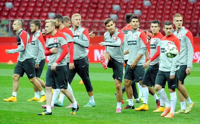 Polacy szykują się na Szkotów. Kadra Nawałki trenowała na Stadionie Narodowym