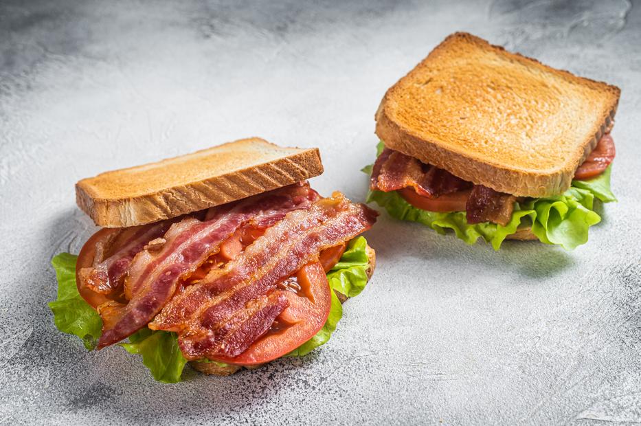 A bacon szalonna a szendvicseket is feldobja Fotó: Getty Images
