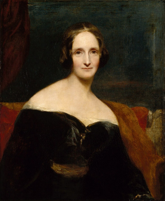 Mary Shelley (obraz Richarda Rothwella z 1841 r.)