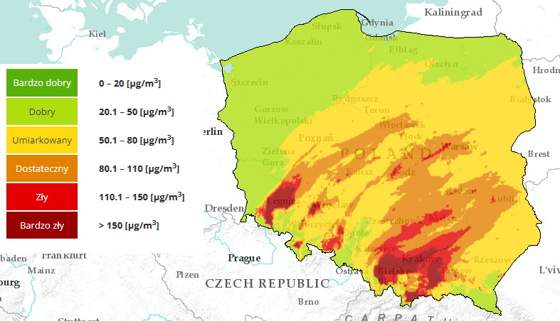 W następnych dniach smog nadal będzie nam się mocno dawał we znaki