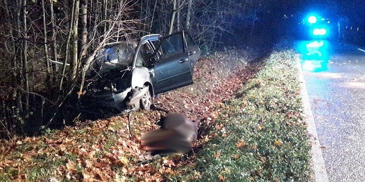 Tragiczny wypadek koło Chojnic.