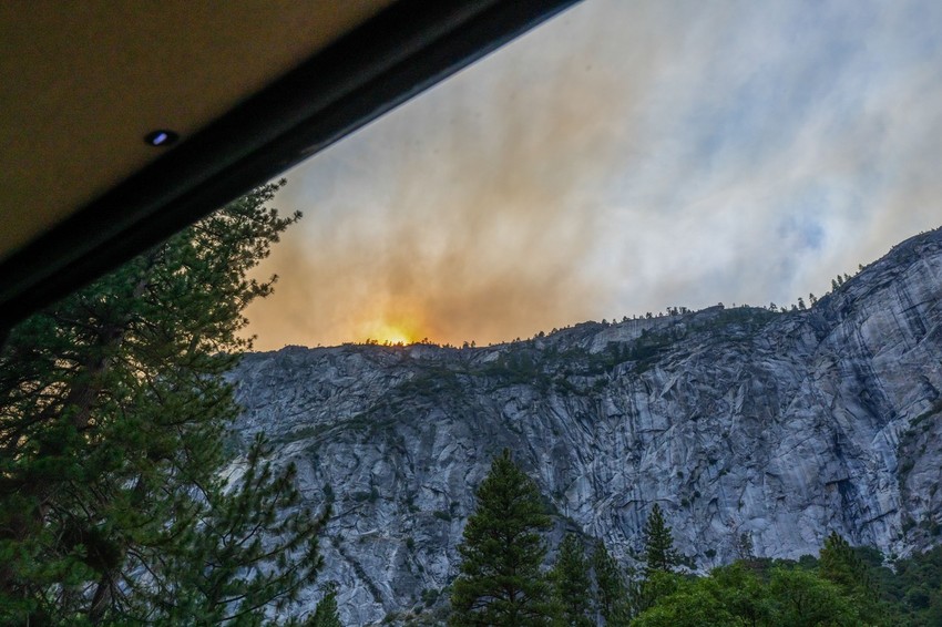 Požar u parku Josemiti, Kalifornija