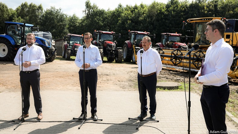 Premier Mateusz Morawiecki w Brzydowie