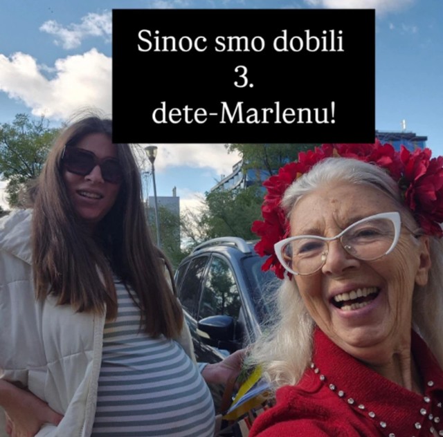 Maja Volk sa ćerkom