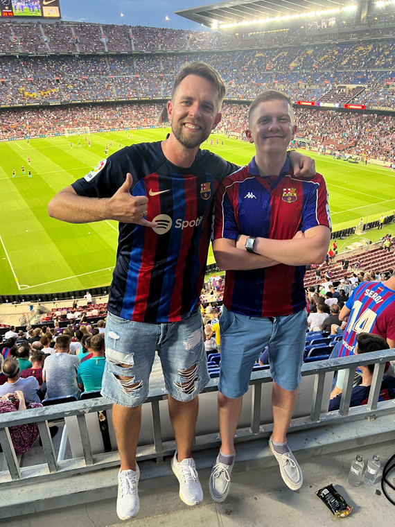 Mecz FC Barcelony z Rayo, Camp Nou