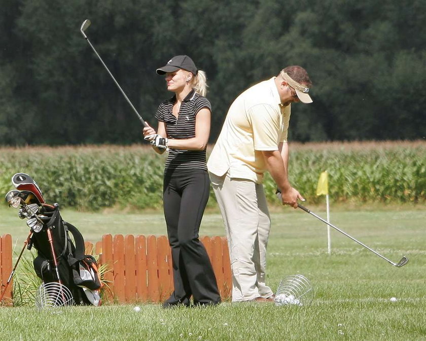 Głogowska dla Gąsa uczy się grać w golfa