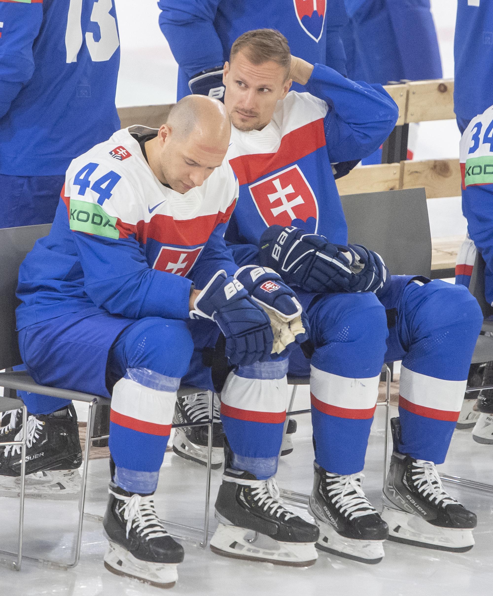Oficiálne fotenie slovenských hokejistov na MS 2023 v Rige.