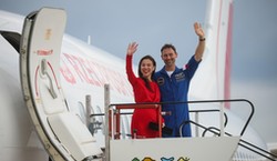 Polski astronauta Sławosz Uznański-Wiśniewski już jest na Ziemi. Kolonia to kolejny etap