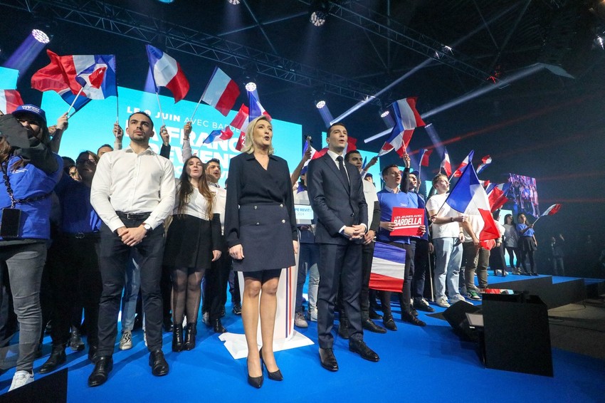 Marin le Pen i Žordan Bardela