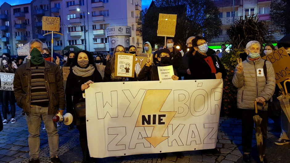 Młodzi ludzie protestowali na ulicach Gorzowa