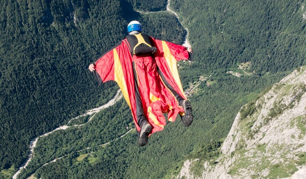 BASE skok, ilustracija