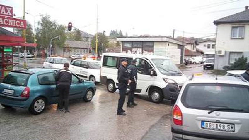 Kontrola taksista u Lazarevcu