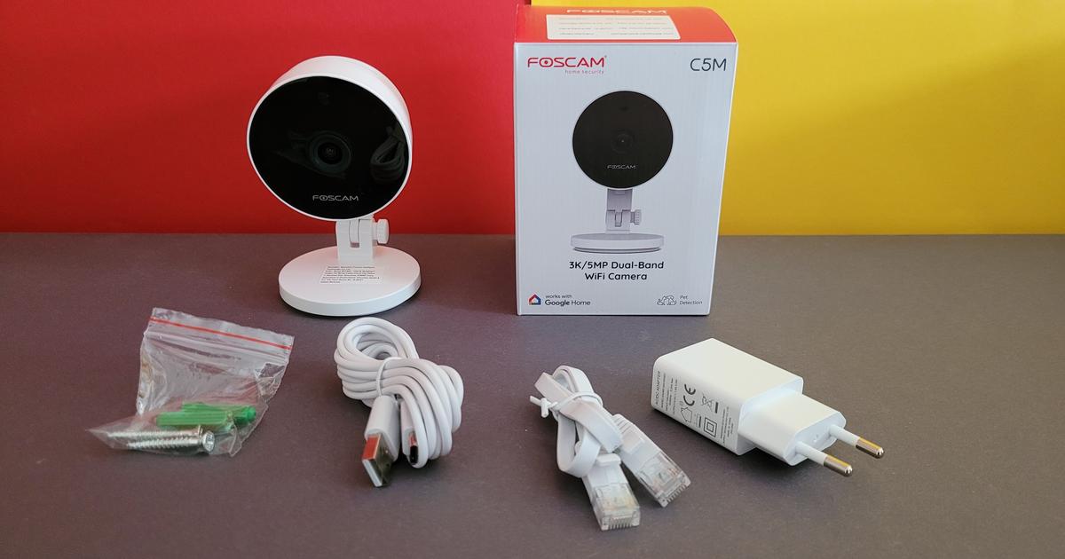 Also suitable as a baby monitor: Foscam C5M 3K surveillance camera with Onvif in the test