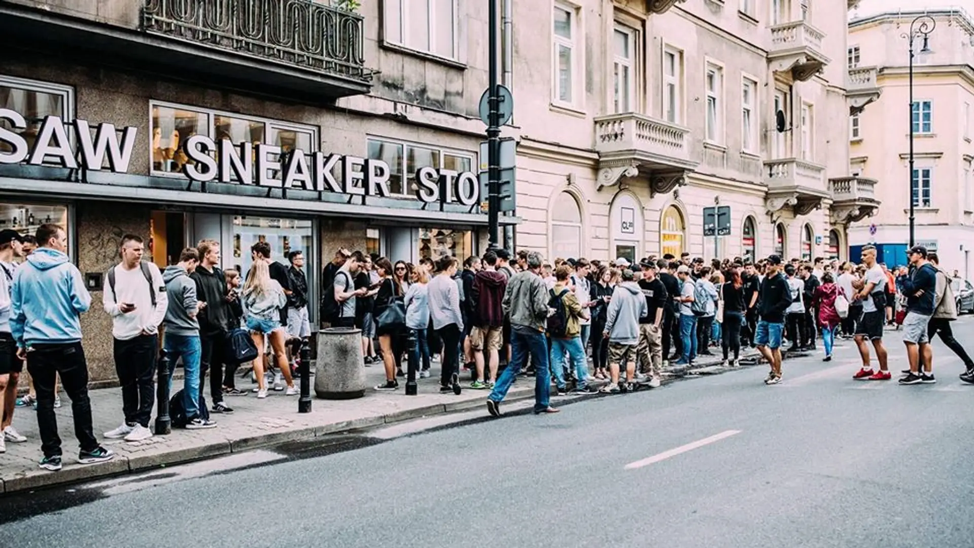 Szturm na sklep w dzień premiery butów. Ich wartość na aukcjach to nawet 3000 zł