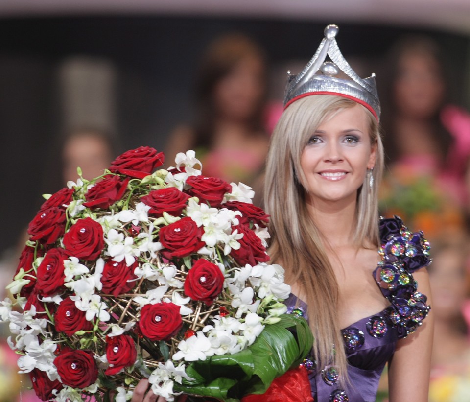 ŁÓDŹ FINAŁ KONKURSU MISS POLONIA 2008 JAKUBOWSKA