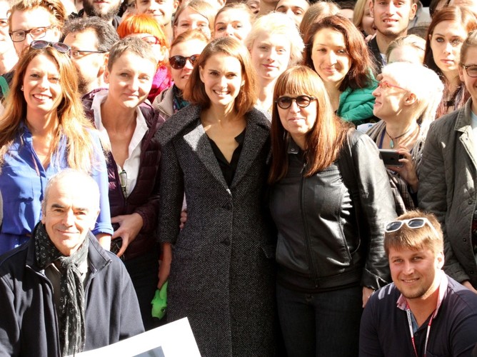 Natalie Portman i Sławomir Idziak