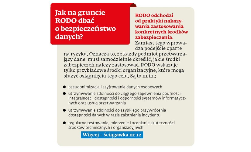 Rozwiązaniem, dzięki któremu można będzie wykazać wywiązanie się 
z obowiązku zabezpieczenia danych, będzie stosowanie mechanizmu 
certyfikacji, czyli uzyskanie stosownych  certyfikatów i znaków jakości potwierdzających zabezpieczenie danych osobowych.<br>
<i>fragment poradnika „Czy jesteś gotowy na RODO”, GIODO 2018</i>
