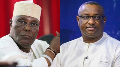 Atiku Abubakar and Festus Keyamo (Naija News)