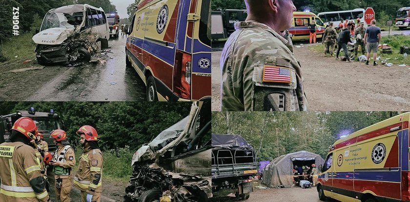 Bus pełen uczniów zderzył się z tirem. Śmiertelny finał wypadku w Zachodniopomorskiem