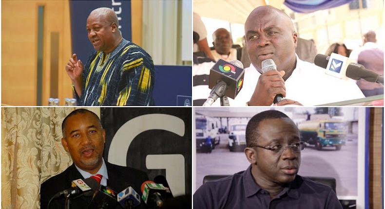 Candidates to partner Mahama as running mate