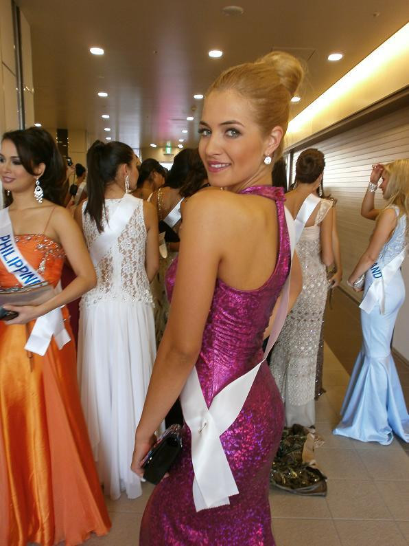 Rozalia Mancewicz na zgrupowaniu Miss International 2012