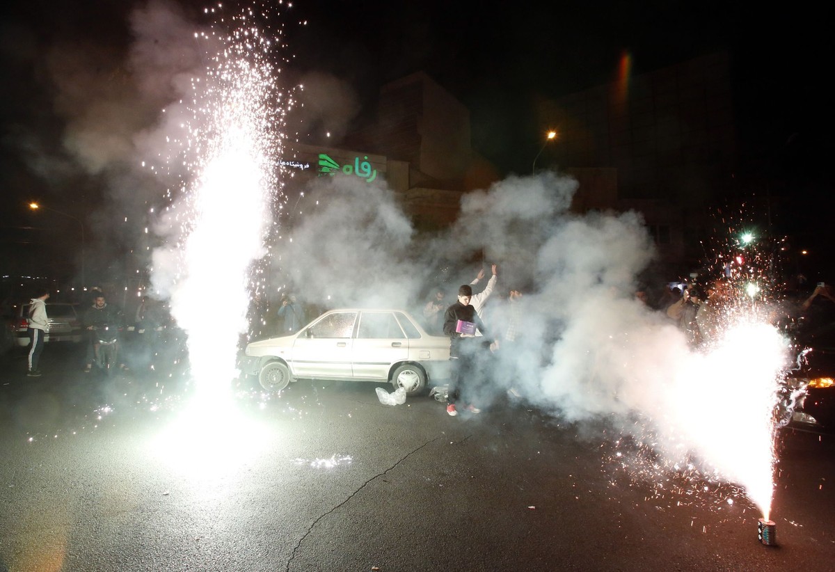 Iran świętuje atak na Izrael