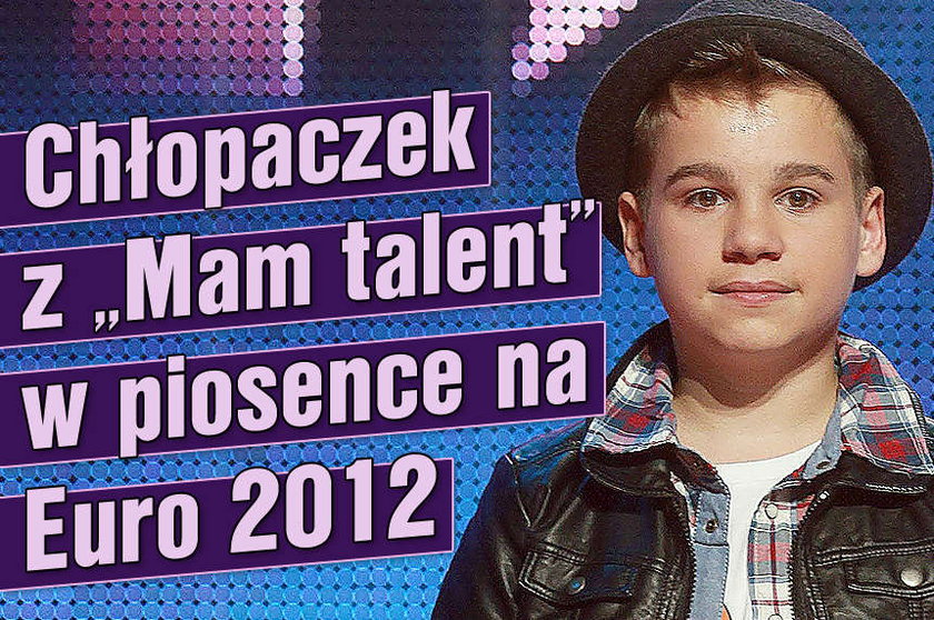 Chłopaczek z Mam talent w piosence na Euro 2012