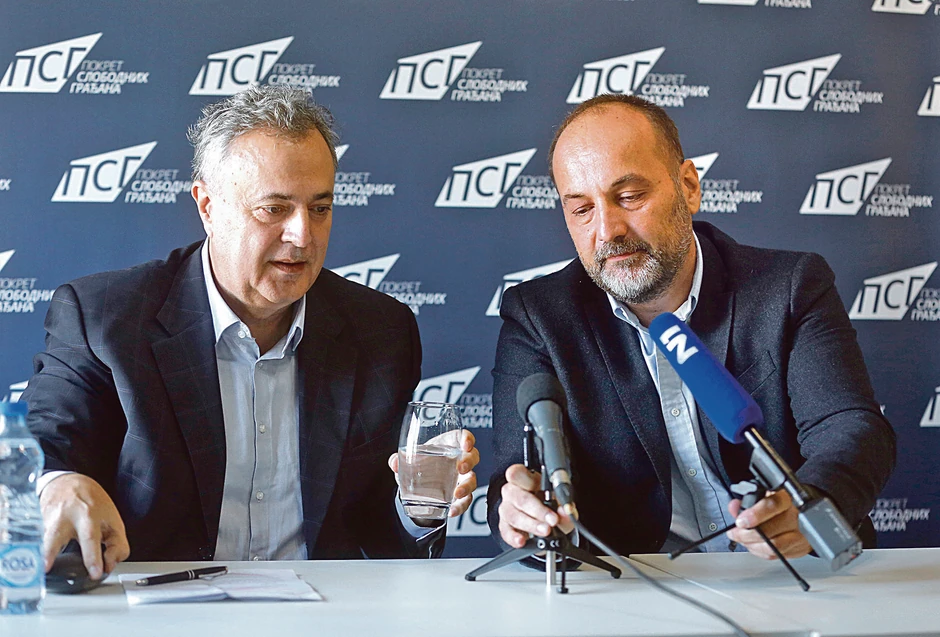 Srđan Škoro i Saša Janković