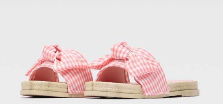 Kockás háncs talpú papucs JENY FAIRY-CCC 5490 Ft